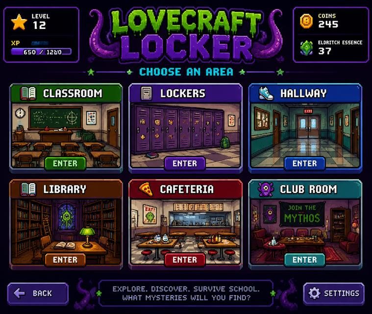 Lovecraft Locker 剧情互动 场景图 3