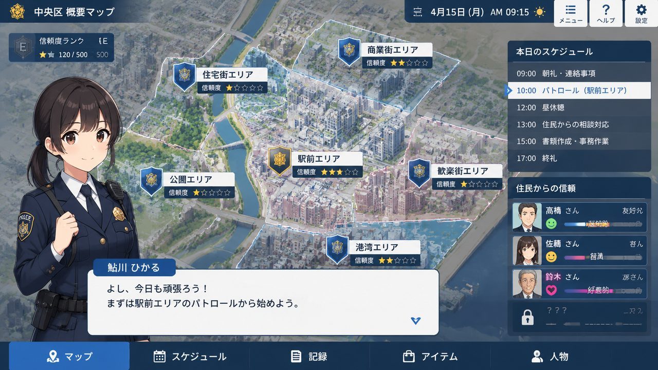 极道无赖EX 女警鮎川光 实机画面 预览图 3