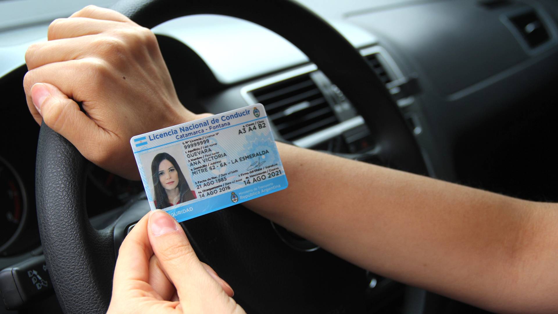 Clases y subclases de licencias de conducir en Argentina