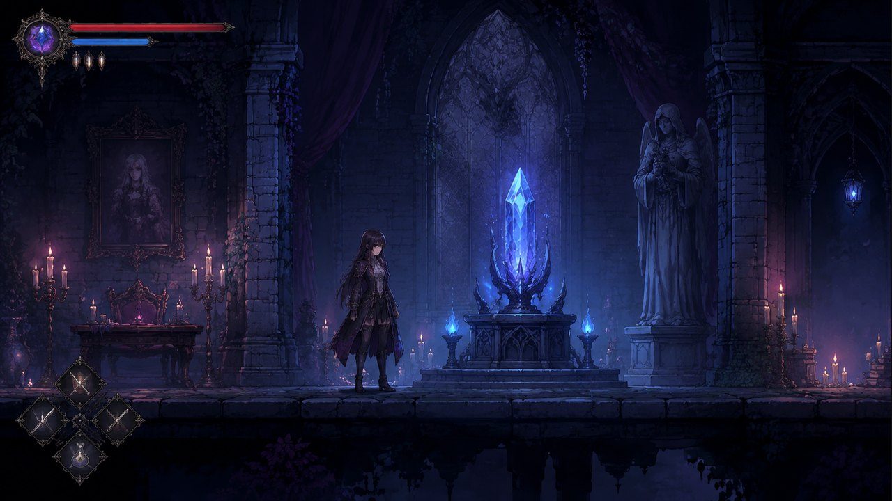哥特少女勇闯恶魔城2 恶魔城式探索 资料图 6