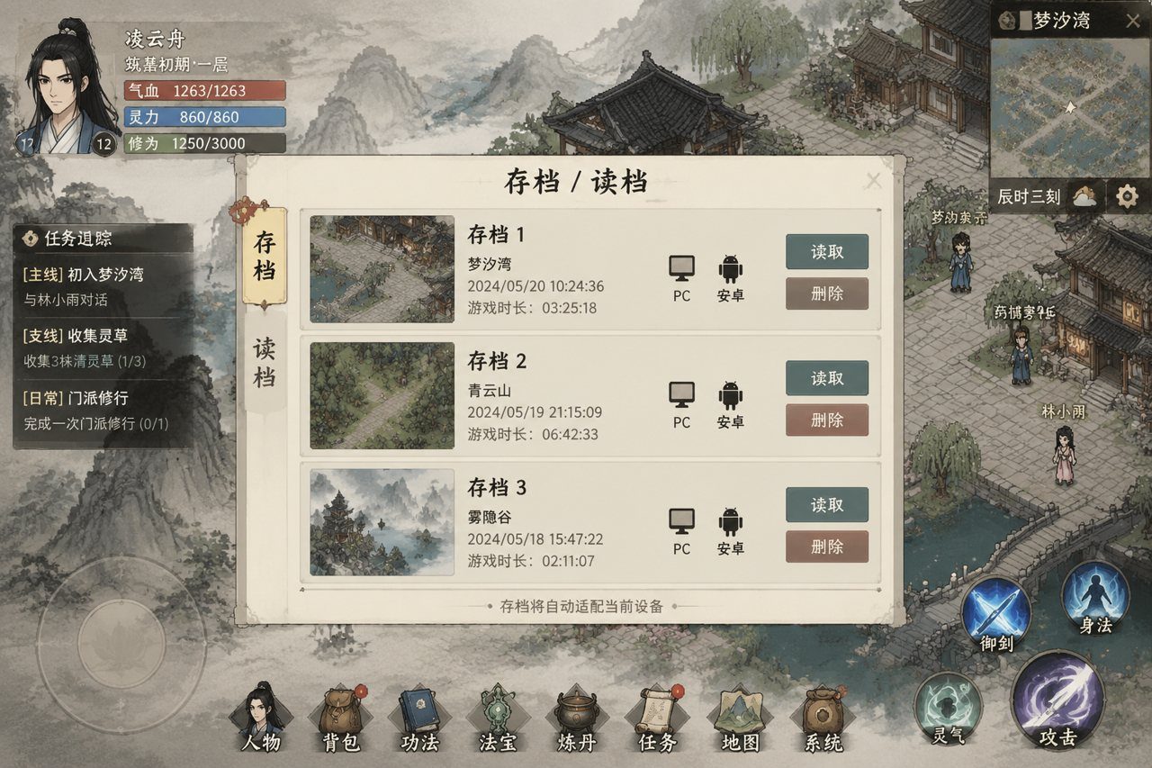 谪仙索欢录 国风修仙 画面 1